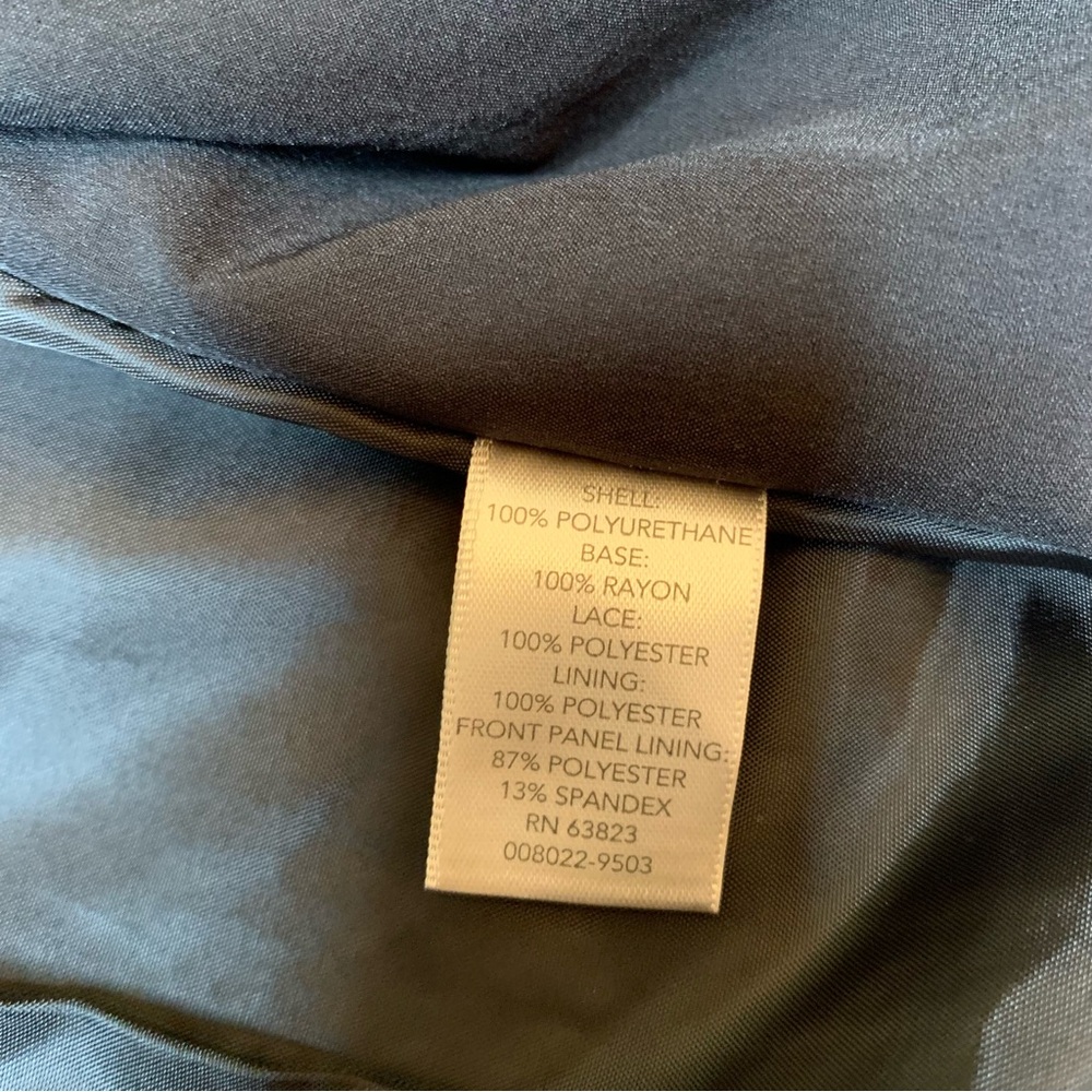 Christopher & Banks Black Faux Leather Jacket - Picture 9 of 15